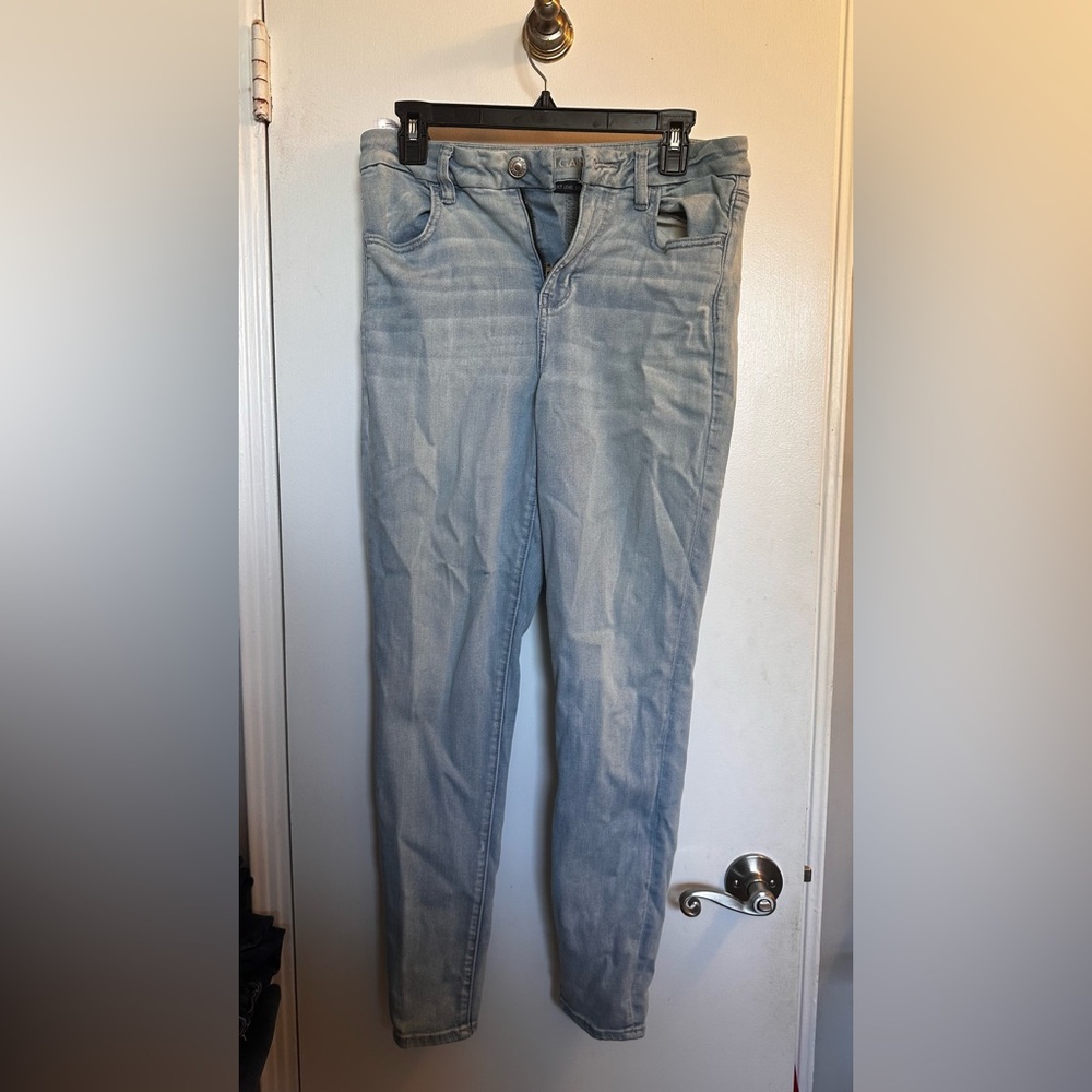 American Eagle Curvy Hi-Rise Jegging | Light Wash | Size 10 Regular